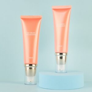 Airless pump sunscreen tube