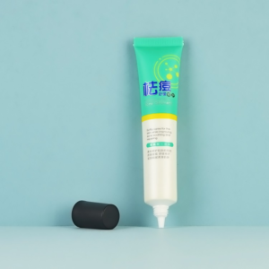 squeeze plastic tube with nozzle