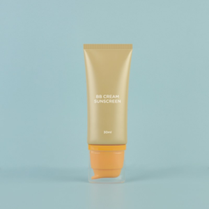 Flat airless sunscreen tube 30ml